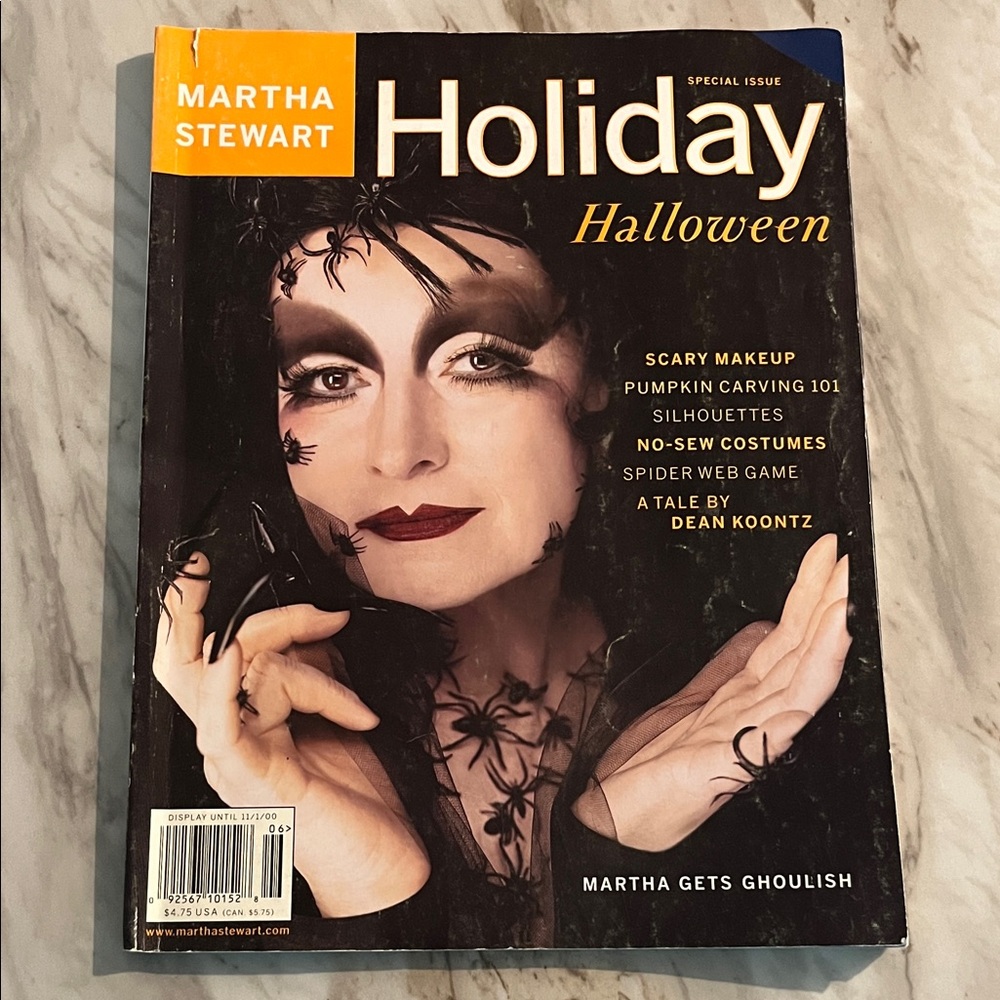 Martha Stewart Halloween Holiday Special Issue